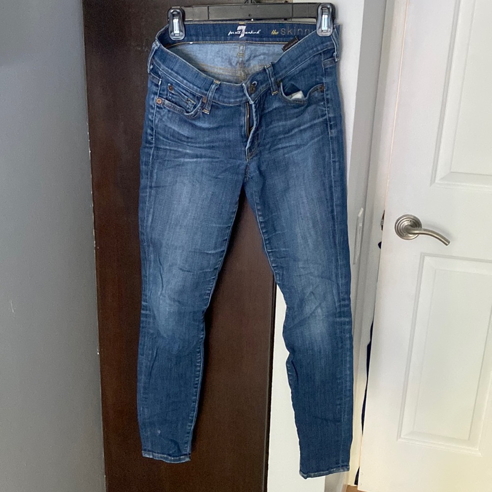 7 for All Mankind skinny jeans size 28